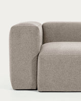Blok 5-Sitzer-Ecksofa in Beige 320 x 290 cm / 290 x 320 cm - ZEN ZONE Furniture