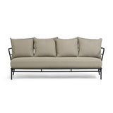 Mareluz 3-Sitzersofa aus schwarzem Stahl 197 cm - ZEN ZONE Furniture