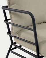 Mareluz Sessel aus schwarzem Stahl - ZEN ZONE Furniture