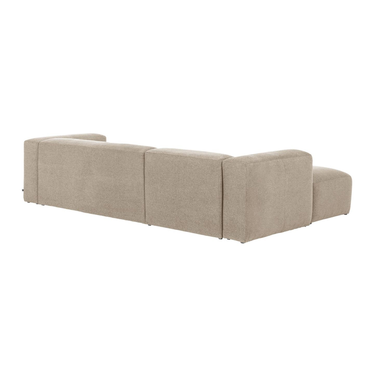 Blok 3-Sitzer Sofa mit Chaiselongue links in beige 300 cm - ZEN ZONE Furniture