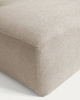 Blok 3-Sitzer Sofa mit Chaiselongue links in beige 300 cm - ZEN ZONE Furniture