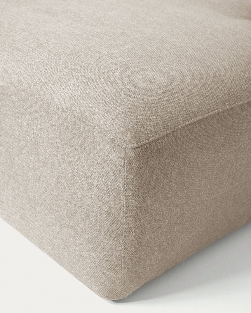 Blok 3-Sitzer Sofa mit Chaiselongue rechts in beige 300 cm - ZEN ZONE Furniture