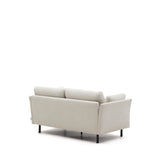 Gilma 2-Sitzer-Sofa aus Chenille in Perle 170 cm - ZEN ZONE
