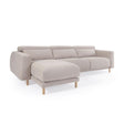 Singa 3-Sitzer Sofa mit Chaiselongue links beige 296 cm - ZEN ZONE