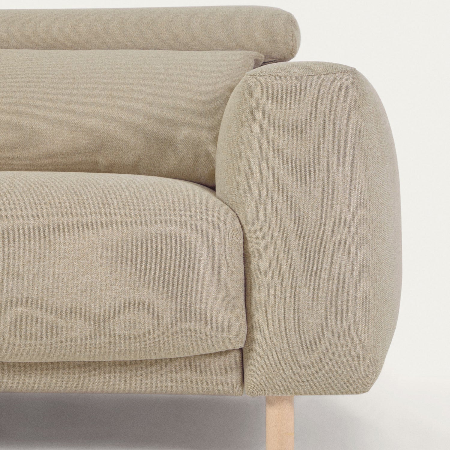 Singa 3-Sitzer Sofa mit Chaiselongue links beige 296 cm - ZEN ZONE Furniture