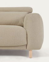 Singa 3-Sitzer Sofa mit Chaiselongue links beige 296 cm - ZEN ZONE Furniture