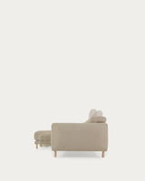 Singa 3-Sitzer Sofa mit Chaiselongue links beige 296 cm - ZEN ZONE Furniture