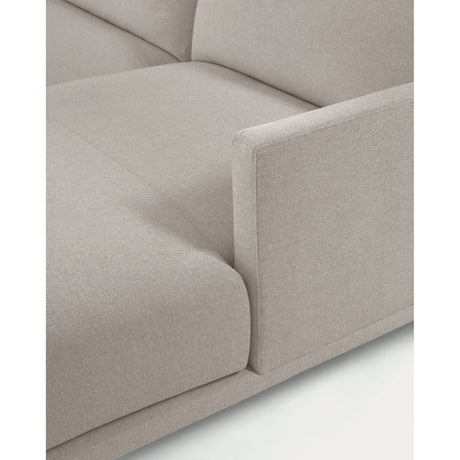 Galene 3-Sitzer Sofa beige mit Chaiselongue rechts 254 cm - ZEN ZONE