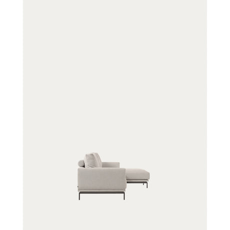 Galene 3-Sitzer Sofa beige mit Chaiselongue rechts 254 cm - ZEN ZONE
