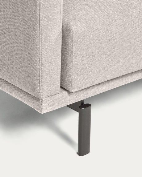 Galene 3-Sitzer Sofa beige mit Chaiselongue rechts 194 cm - ZEN ZONE Furniture