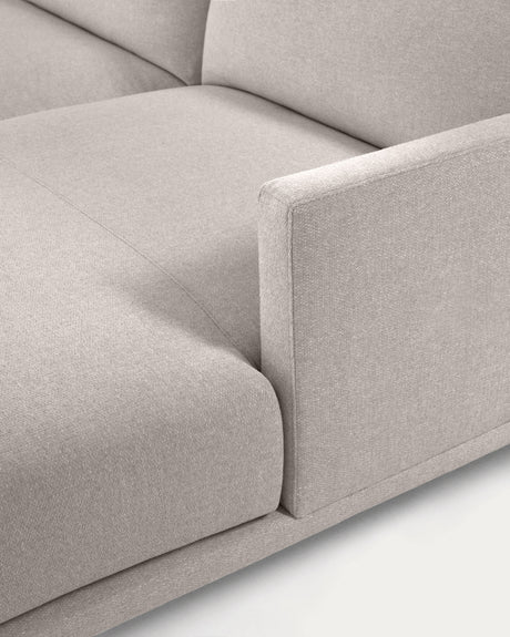 Galene 3-Sitzer Sofa beige mit Chaiselongue rechts 194 cm - ZEN ZONE Furniture