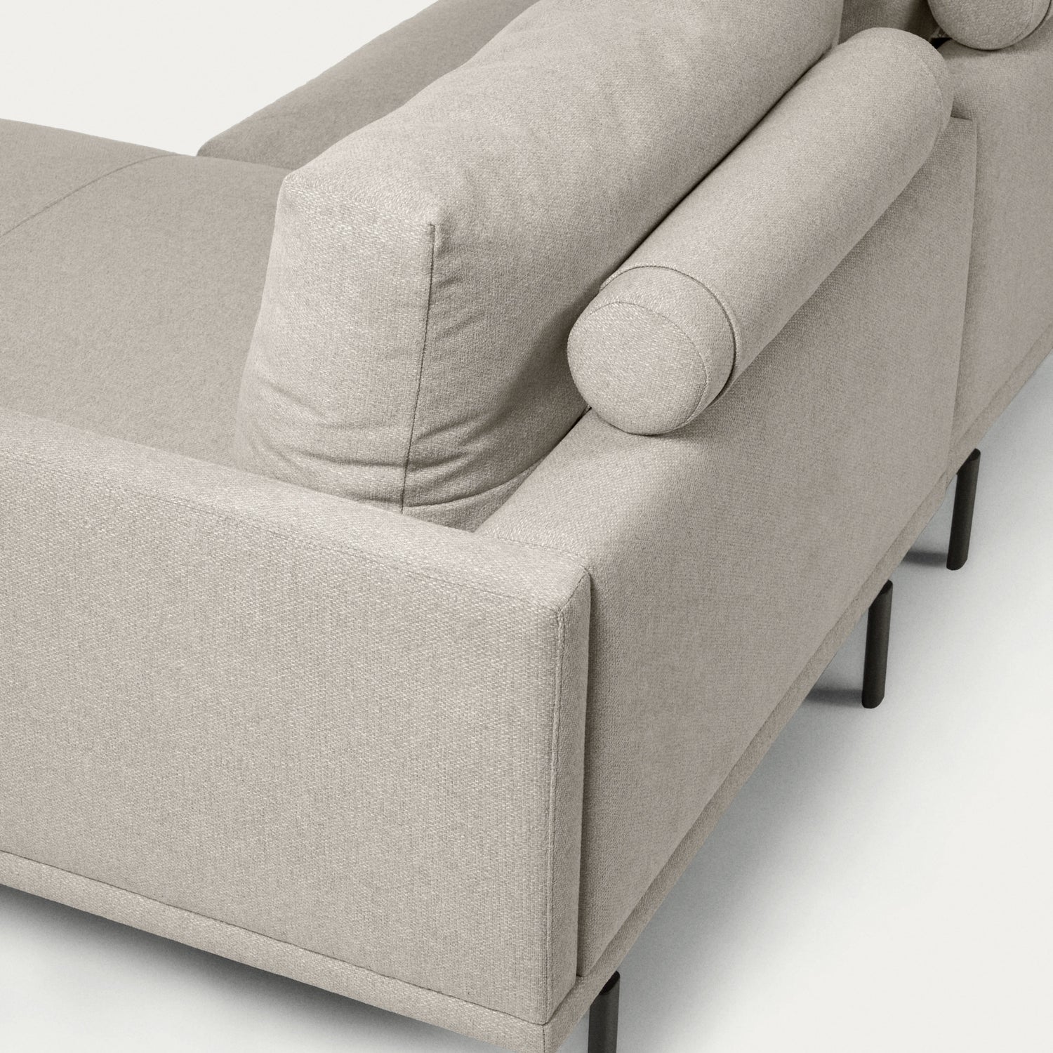 Galene 4-Sitzer Sofa beige mit Chaiselongue rechts 314 cm - ZEN ZONE Furniture