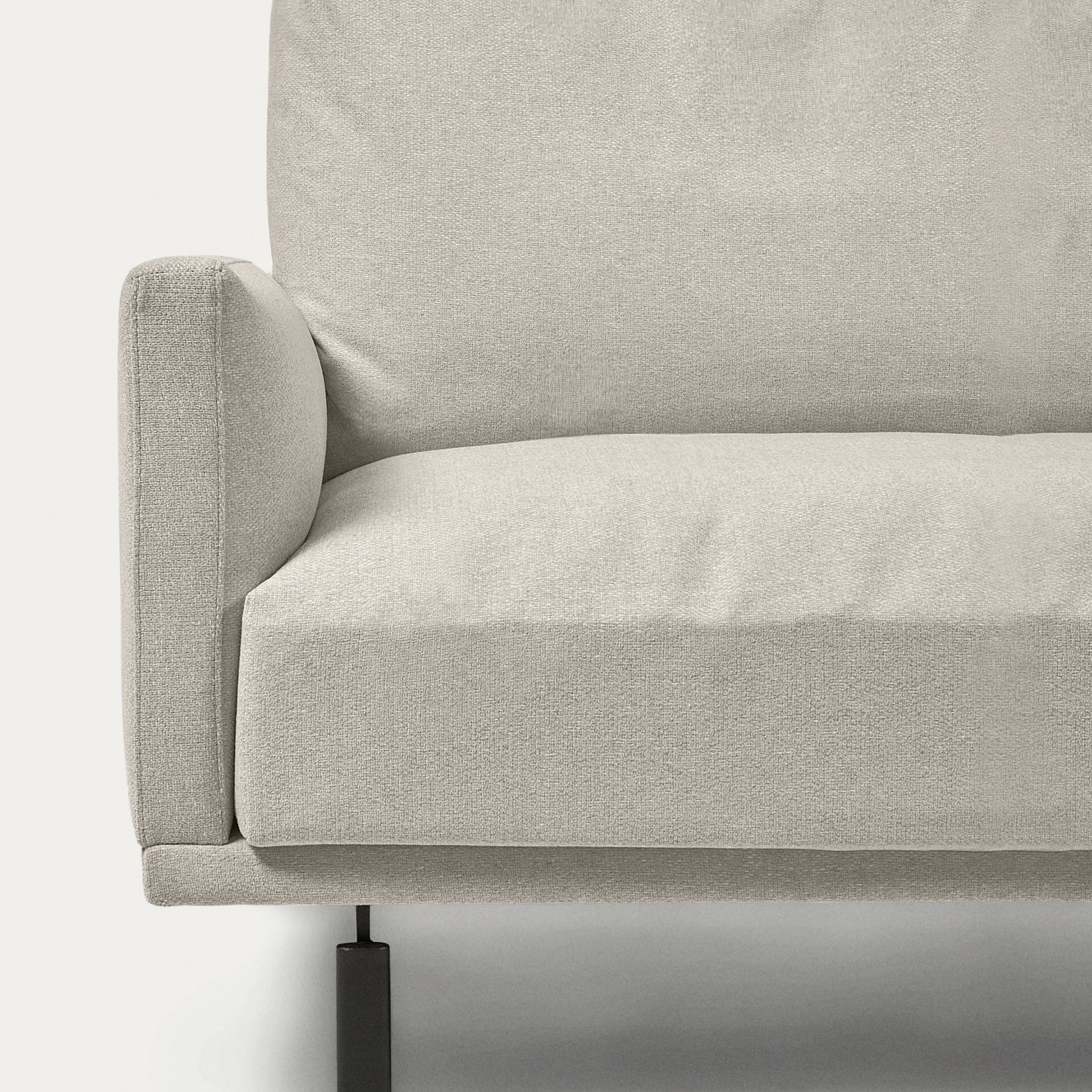 Galene 4-Sitzer Sofa beige mit Chaiselongue links 314 cm - ZEN ZONE Furniture