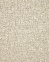 Sofa Mihaela für 3 Sitzer mit Mikro-Bouclé-Bezug in Weiß 203 cm FSC Mix Credit - ZEN ZONE Furniture
