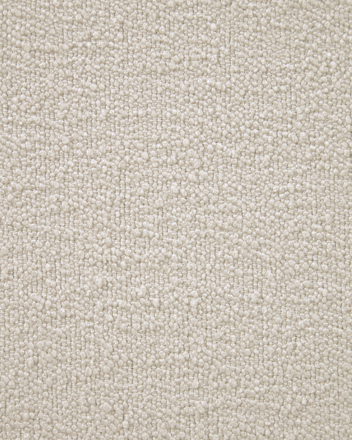 Sofa Mihaela für 3 Sitzer mit Chaiselongue rechts mit Bouclé-Bezug in Weiß 264 cm - ZEN ZONE Furniture
