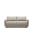 Carlota 2-Sitzer Bettsofa aus Chenille in Beige 140 cm - ZEN ZONE