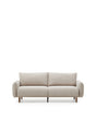 Sofa Carlota für 3 Sitzer beige 213 cm - ZEN ZONE Furniture