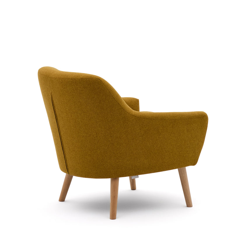 Sessel Candela Farbe Senf - ZEN ZONE Furniture