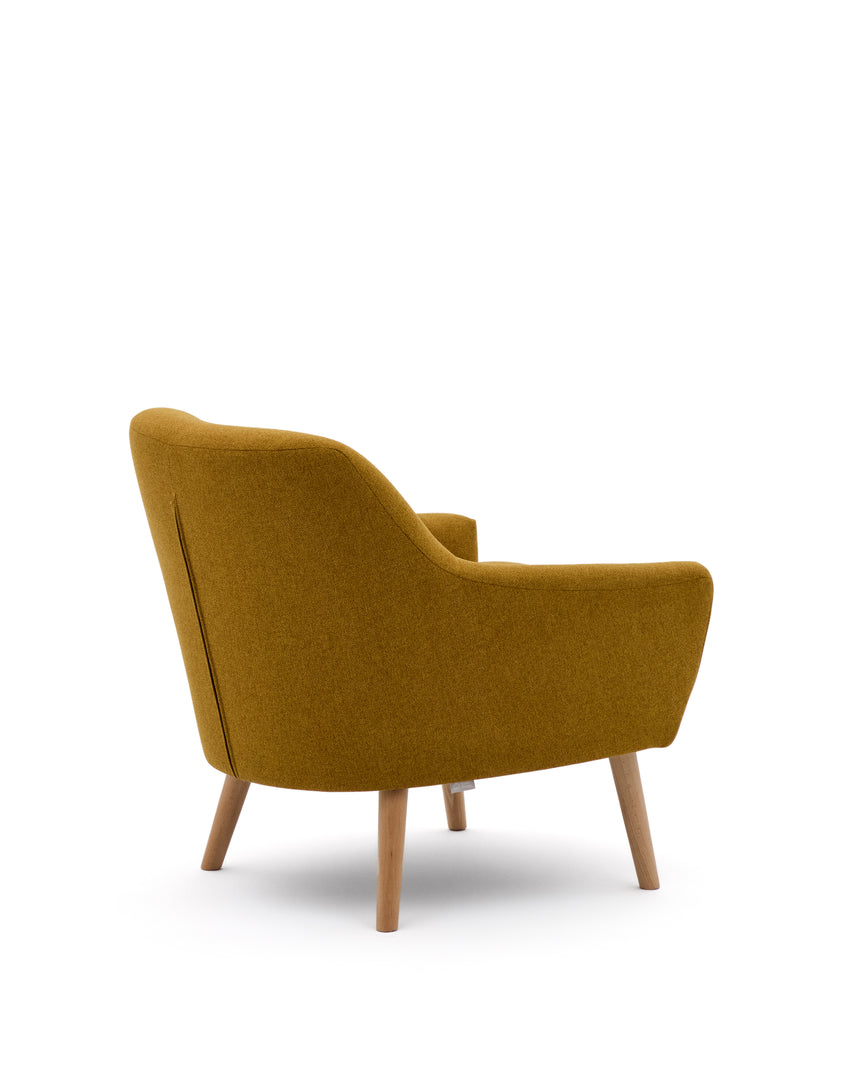 Sessel Candela Farbe Senf - ZEN ZONE Furniture