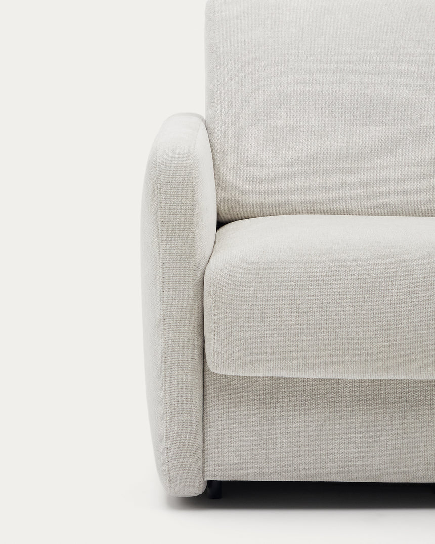 Nuala Schlafsofa 2-Sitzer in Perlweiß 164 cm - ZEN ZONE Furniture