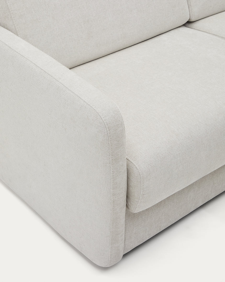 Nuala Schlafsofa 2-Sitzer in Perlweiß 164 cm - ZEN ZONE Furniture