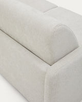 Nuala Schlafsofa 3-Sitzer in Perlweiß 204 cm - ZEN ZONE Furniture