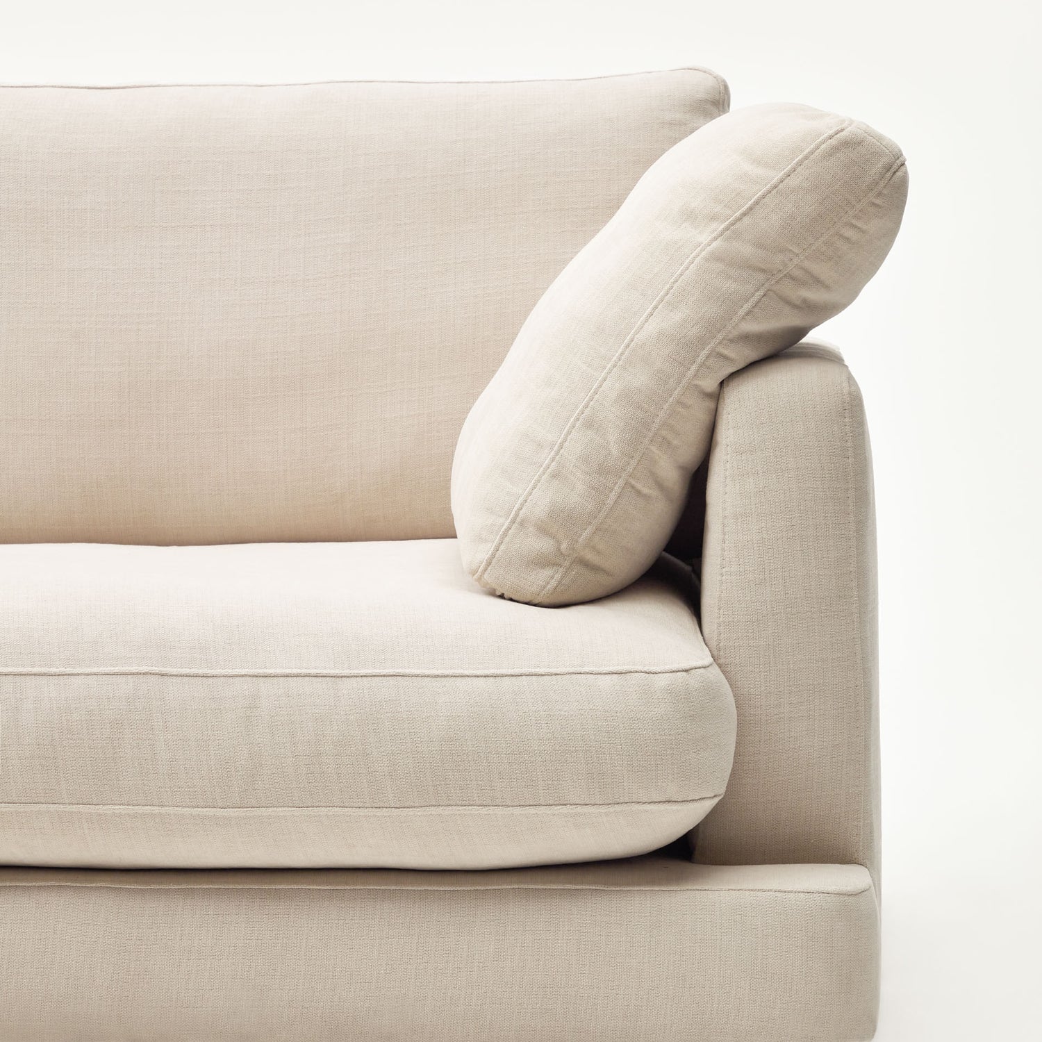 Gala 3-Sitzer Sofa beige 210 cm - ZEN ZONE Furniture