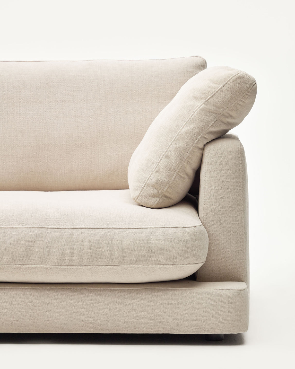 Gala 3-Sitzer Sofa beige 210 cm - ZEN ZONE Furniture