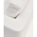 Gala 4-Sitzer-Sofa mit Chaiselongue links weiß 300 cm - ZEN ZONE