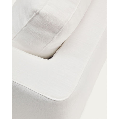 Gala 4-Sitzer-Sofa mit Chaiselongue links weiß 300 cm - ZEN ZONE