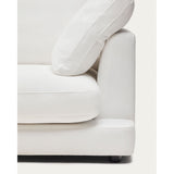Gala 4-Sitzer-Sofa mit Chaiselongue links weiß 300 cm - ZEN ZONE