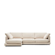 Gala 4-Sitzer-Sofa mit Chaiselongue links beige 300 cm - ZEN ZONE