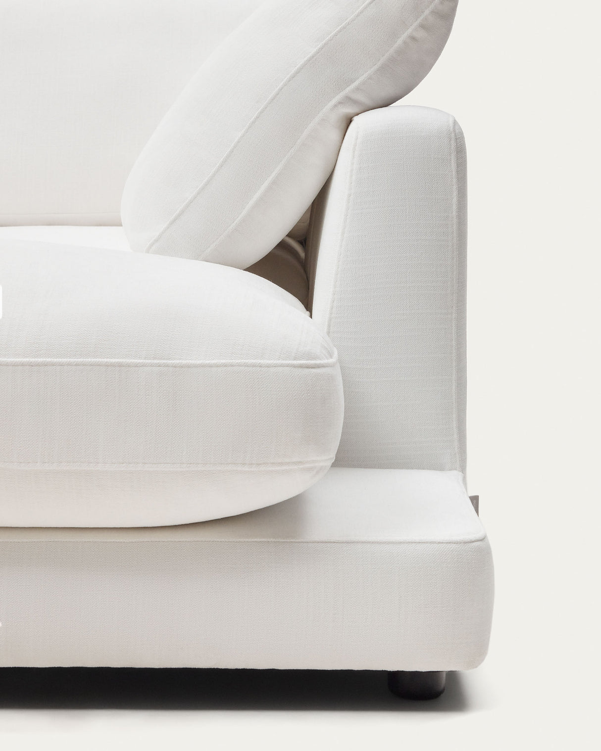 Gala 4-Sitzer-Sofa mit Chaiselongue rechts weiß 300 cm - ZEN ZONE Furniture
