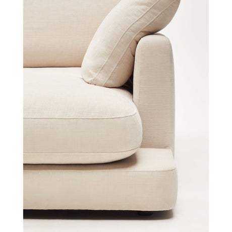 Gala 4-Sitzer-Sofa mit Chaiselongue rechts beige 300 cm - ZEN ZONE