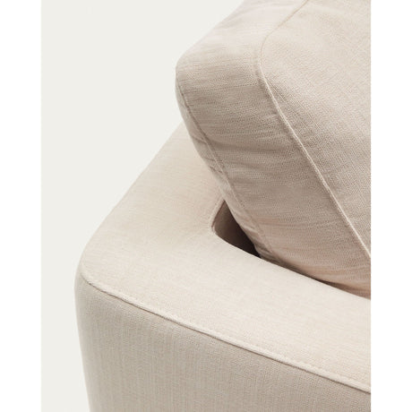 Gala 4-Sitzer-Sofa mit Chaiselongue rechts beige 300 cm - ZEN ZONE