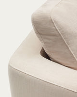 Gala 4-Sitzer-Sofa mit Chaiselongue rechts beige 300 cm - ZEN ZONE Furniture