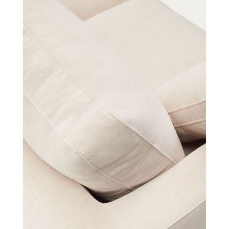 Gala 4-Sitzer-Sofa mit Chaiselongue rechts beige 300 cm - ZEN ZONE