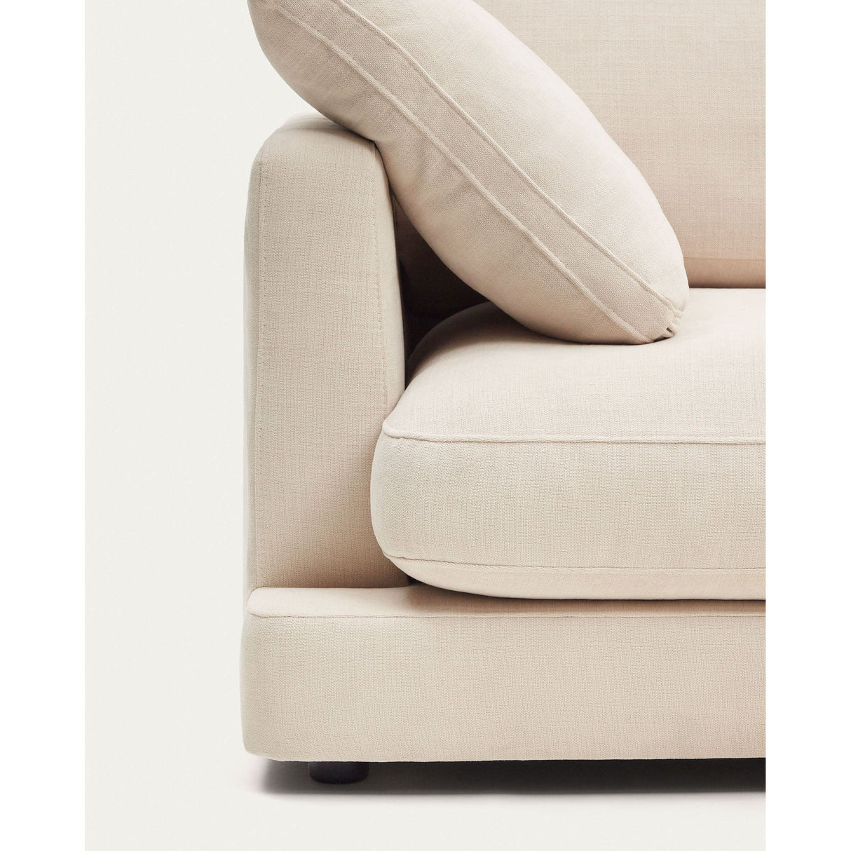 Gala 4-Sitzer-Sofa mit Chaiselongue rechts beige 300 cm - ZEN ZONE