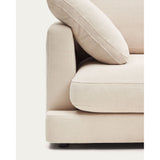 Gala 4-Sitzer-Sofa mit Chaiselongue rechts beige 300 cm - ZEN ZONE