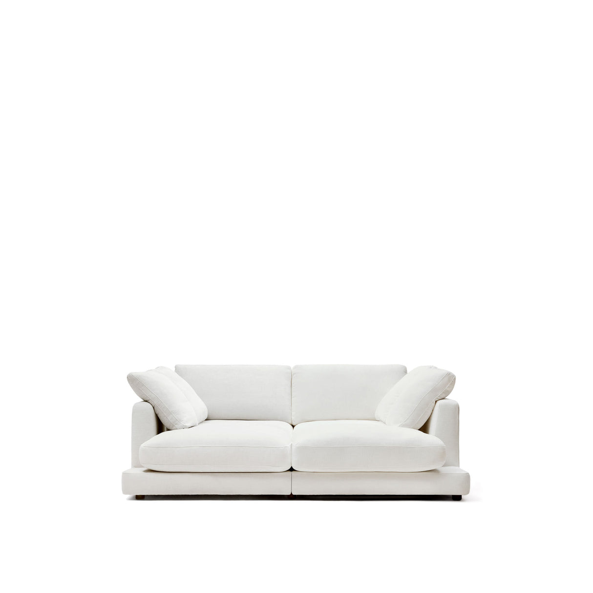 Gala 3-Sitzer Sofa mit doppelter Chaiselongue weiß 210 cm - ZEN ZONE