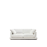 Gala 3-Sitzer Sofa mit doppelter Chaiselongue weiß 210 cm - ZEN ZONE