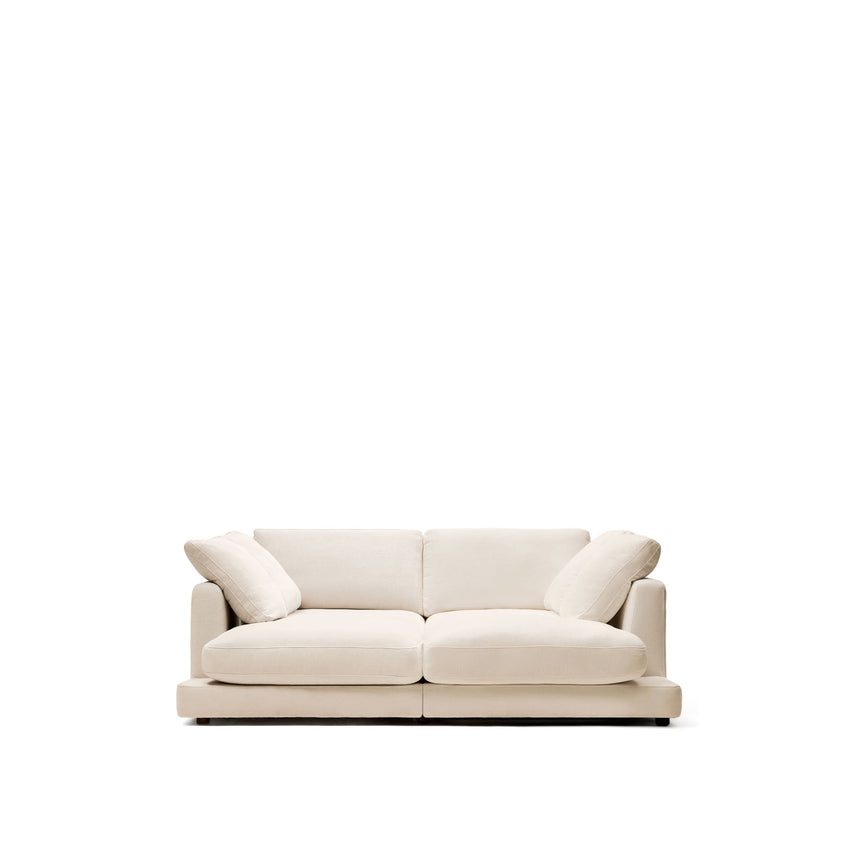 Gala 3-Sitzer Sofa mit doppelter Chaiselongue beige 210 cm - ZEN ZONE Furniture