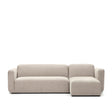 Neom modulares 3-Sitzer-Sofa Chaiselongue rechts/links Beige 263 cm - ZEN ZONE