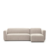 Neom modulares 3-Sitzer-Sofa Chaiselongue rechts/links Beige 263 cm - ZEN ZONE