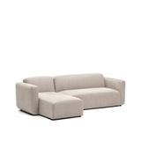 Neom modulares 3-Sitzer-Sofa Chaiselongue rechts/links Beige 263 cm - ZEN ZONE