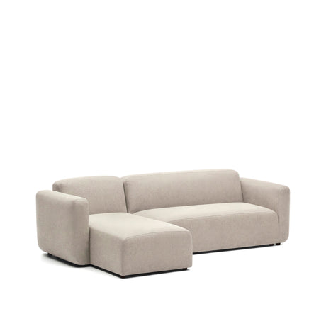 Neom modulares 3-Sitzer-Sofa Chaiselongue rechts/links Beige 263 cm - ZEN ZONE