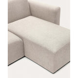 Neom modulares 3-Sitzer-Sofa Chaiselongue rechts/links Beige 263 cm - ZEN ZONE