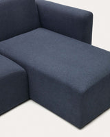 Neom modulares 3-Sitzer-Sofa Chaiselongue rechts/links Blau 263 cm - ZEN ZONE Furniture