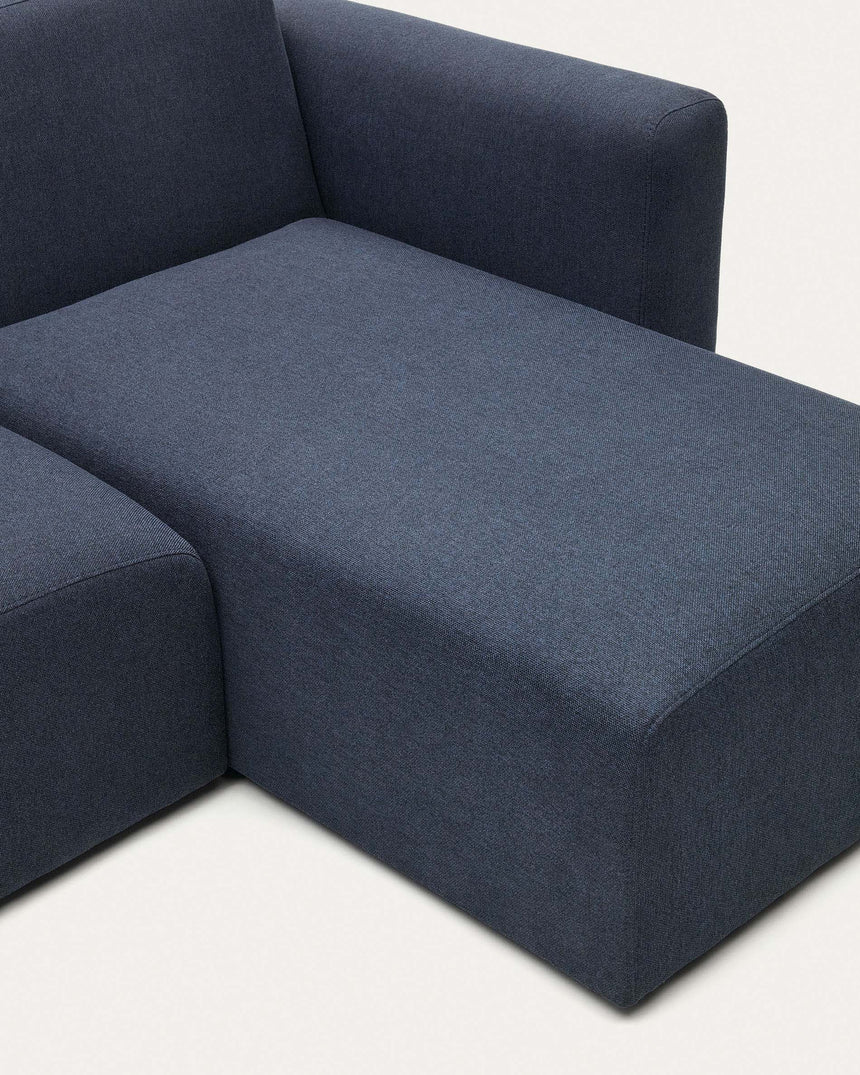 Neom modulares 3-Sitzer-Sofa Chaiselongue rechts/links Blau 263 cm - ZEN ZONE Furniture