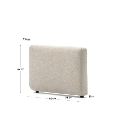 Neom Armlehne in Beige - ZEN ZONE